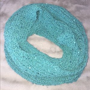 Betsey Johnson Spacey Knit Sequin Scarf